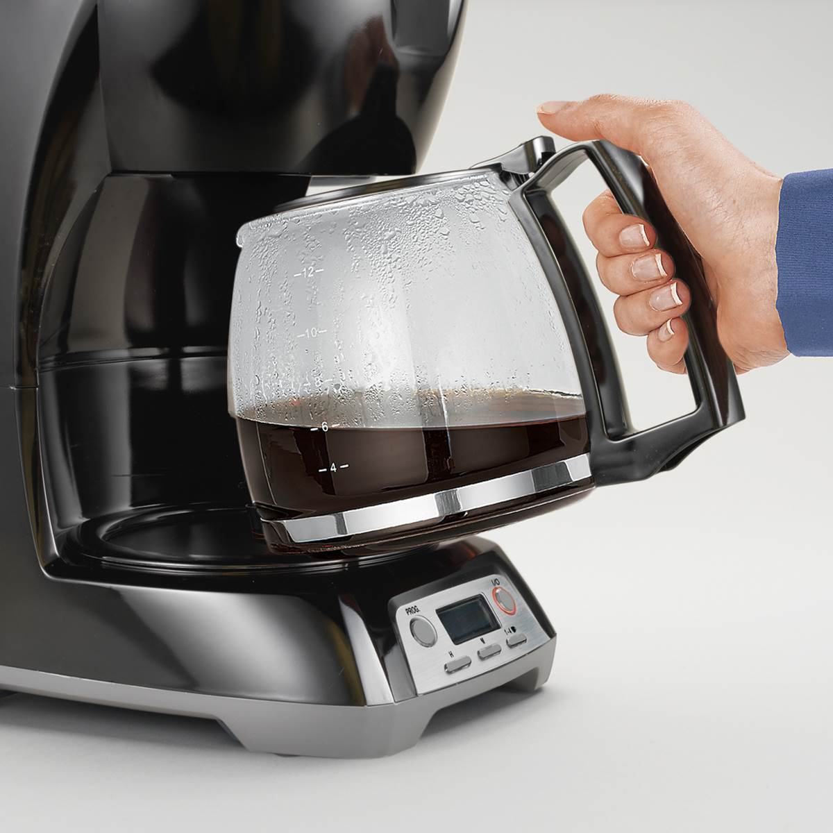 Proctor Silex 43672 Digital 12-Cup Programmable Coffee Maker, Black (Open Box)