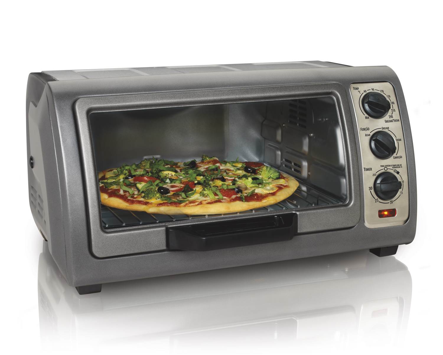 Hamilton Beach 31126 6-Slice Easy Reach Toaster Oven with Timer (Open Box)