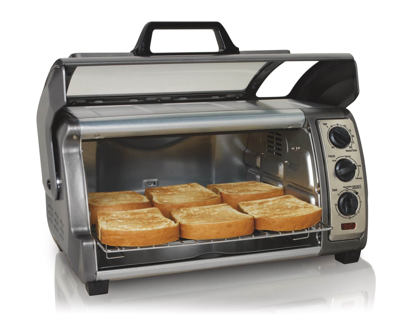 Hamilton Beach 31126 6-Slice Easy Reach Toaster Oven with Timer (Open Box)