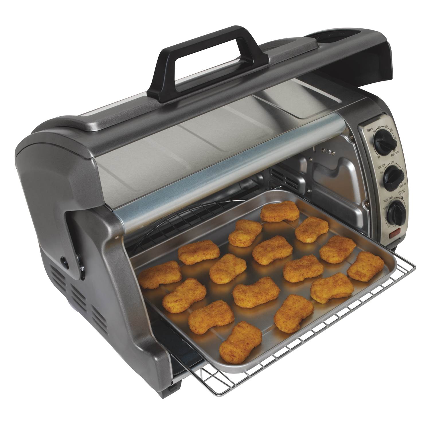 Hamilton Beach 31126 6-Slice Easy Reach Toaster Oven with Timer (Open Box)
