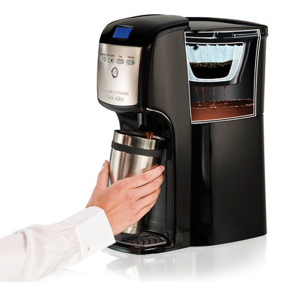 Hamilton Beach 12-Cup Programmable Brew Station Dispensing Coffee (Open Box)