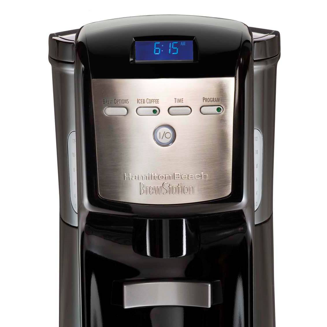Hamilton Beach 12-Cup Programmable Brew Station Dispensing Coffee (Open Box)