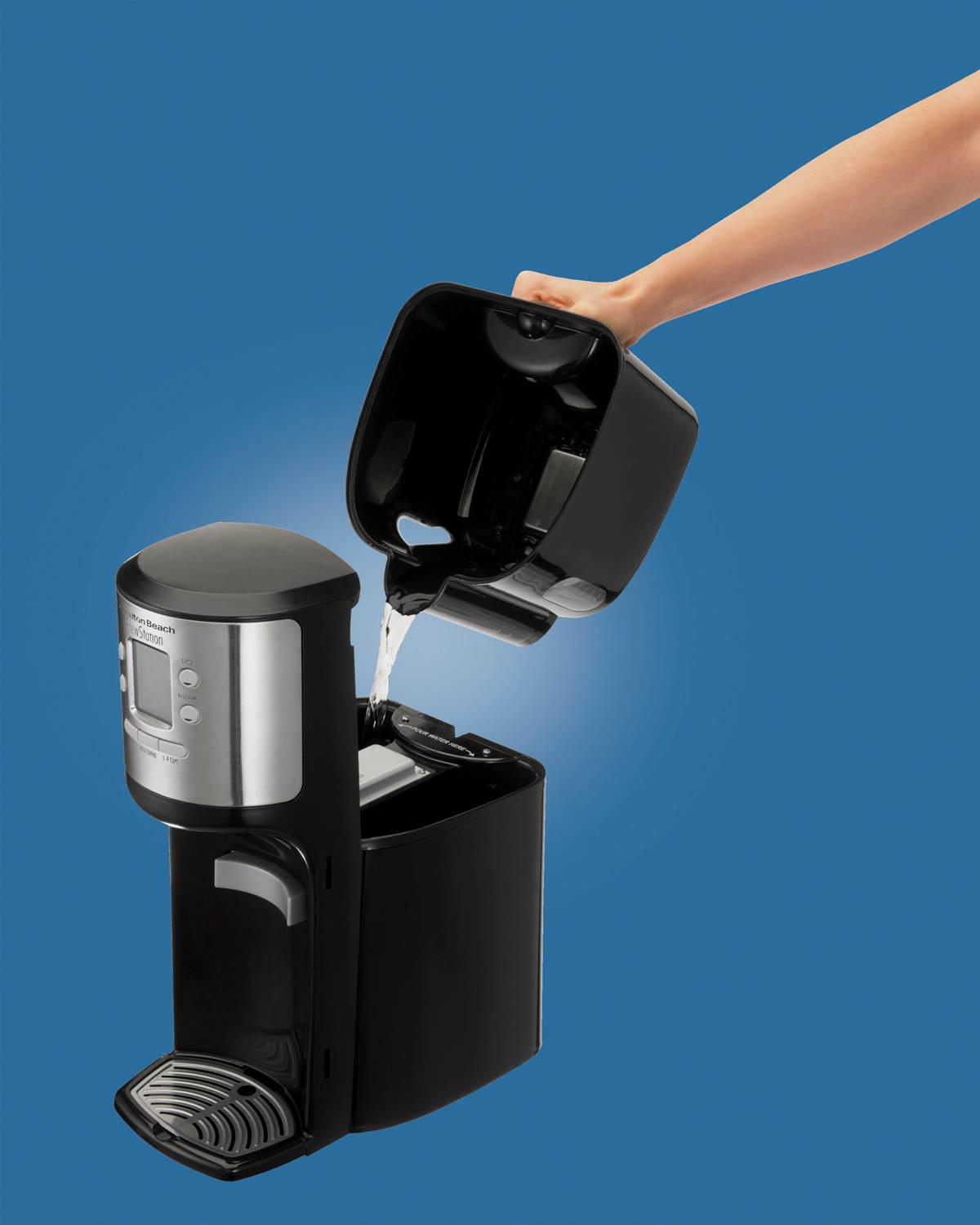 Hamilton Beach BrewStation with Flavor Dispenser Coffee Maker, Black (Used)