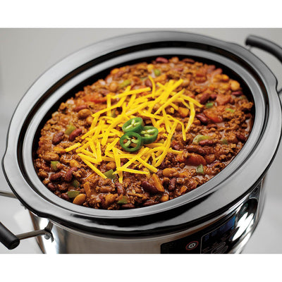 Hamilton Beach Countertop 7 Qt Programmable Slow Cooker & 150 Recipe Cookbook