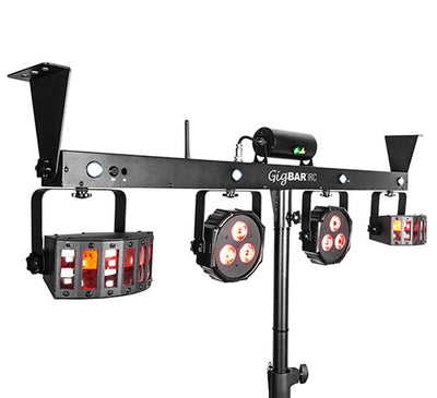 CHAUVET DJ GigBar IRC 4-in-1 Laser Strobe Derby Par Light Bar System w/ Remote