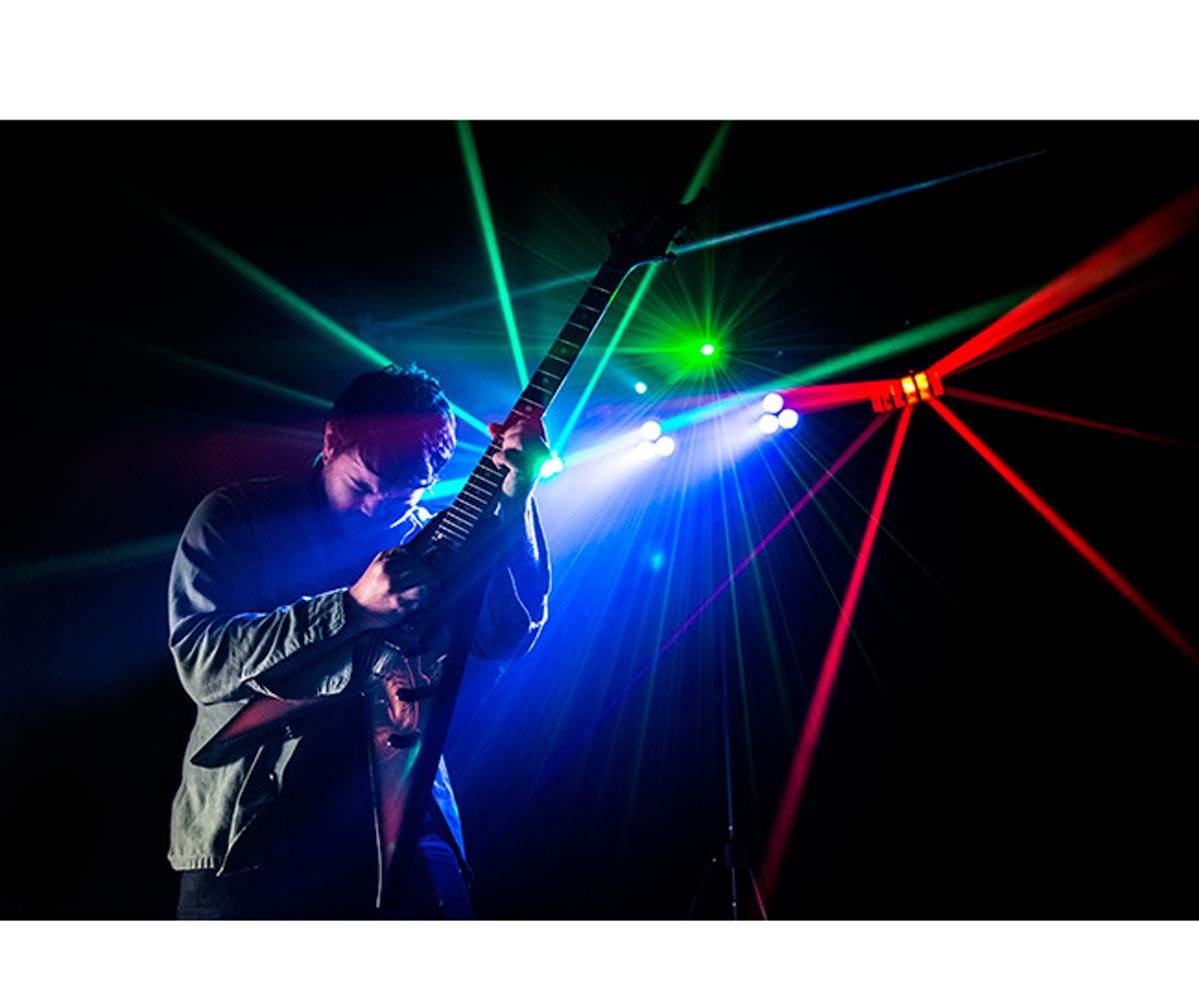 CHAUVET DJ GigBar IRC 4-in-1 Laser Strobe Derby Par Light Bar System w/ Remote