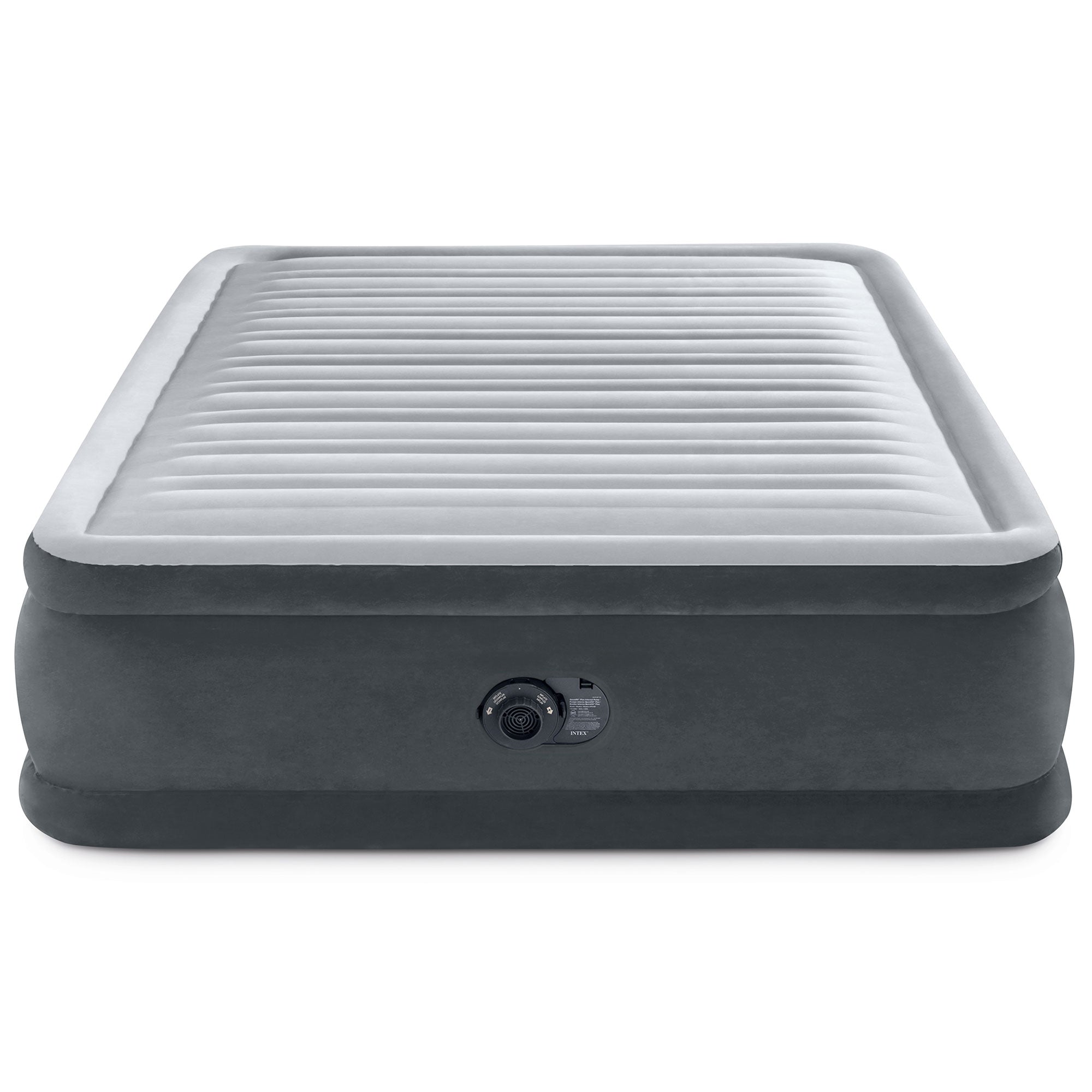 Intex Dura Beam Deluxe Pillow Raised Bed with Built In Pump, Queen Air Mattress