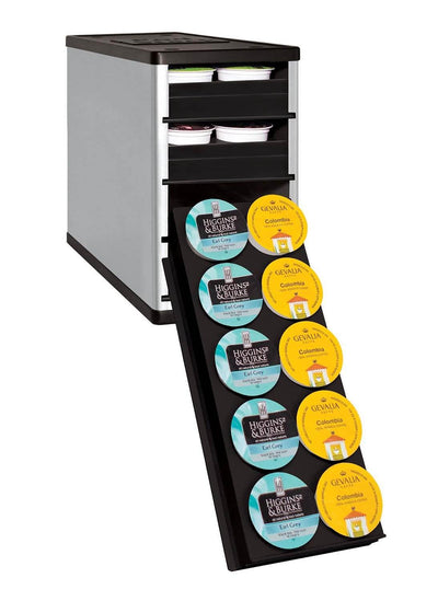 YouCopia CoffeeStack 40 K-Cup & Coffee Pod Storage Organizer, Silver (Open Box)