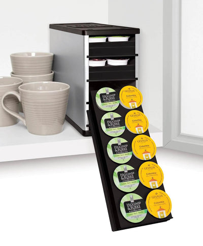 YouCopia CoffeeStack 40 K-Cup & Coffee Pod Storage Organizer, Silver (Open Box)