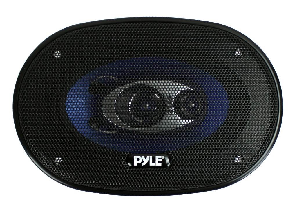 Pyle 4x6" 240W 3 Way Car Coaxial Audio Speakers Stereo 2 Pack (Open Box)