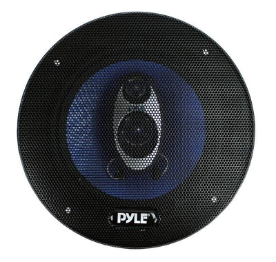 Pyle 6.5 inch 360 Watts 3-Way Car Audio Coaxial Speakers, Blue (Pair)