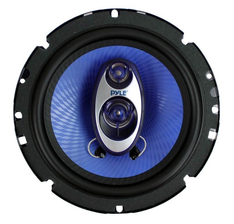 Pyle PL63BL 6.5" 360 Watts 3-Way Car Audio Coaxial Speakers PAIR Blue (Open Box)