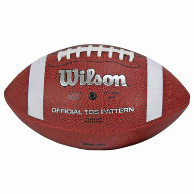 Wilson TDS NFL Official Size 9 Rubber Cover American Sports Football (Open Box)