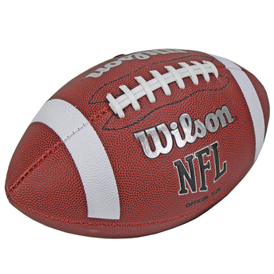 Wilson TDS NFL Official Size 9 Rubber Cover American Sports Football (Open Box)