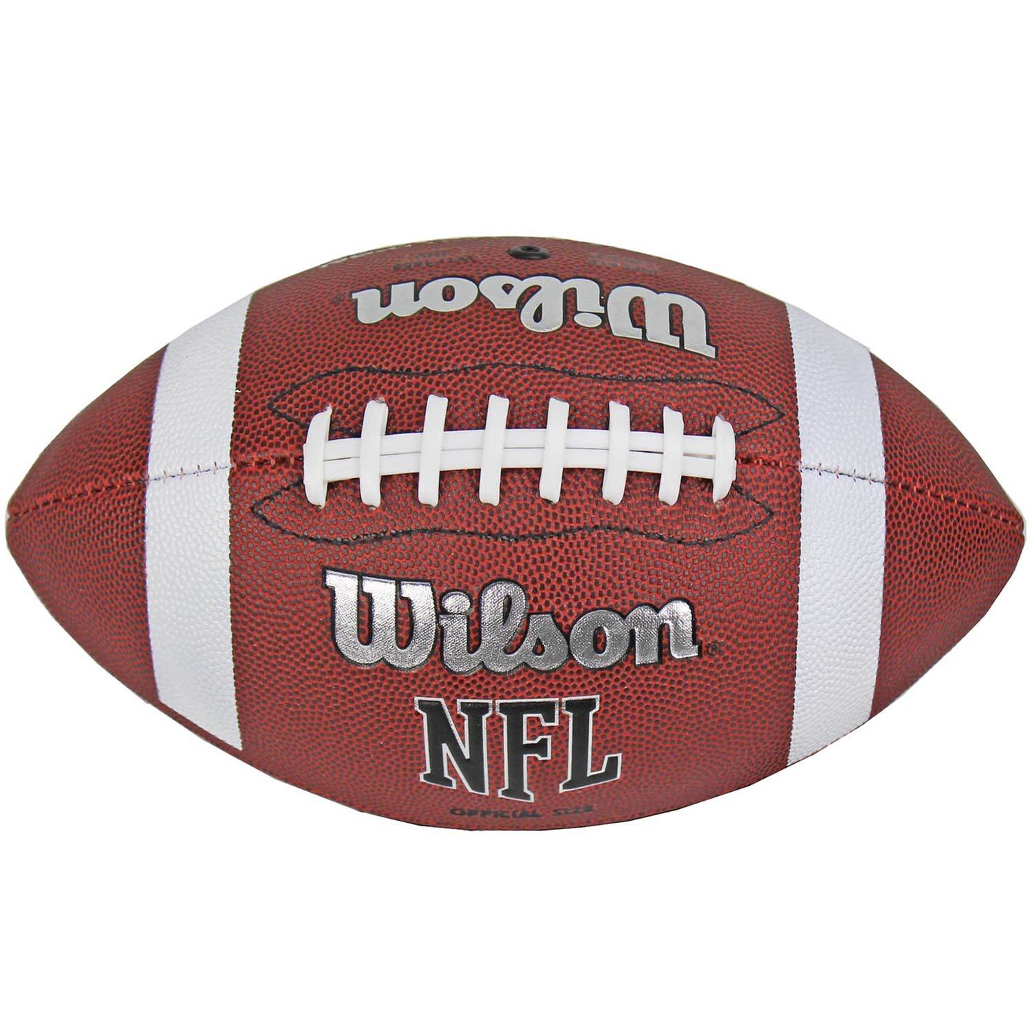 Wilson TDS NFL Official Size 9 Rubber Cover American Sports Football (Open Box)