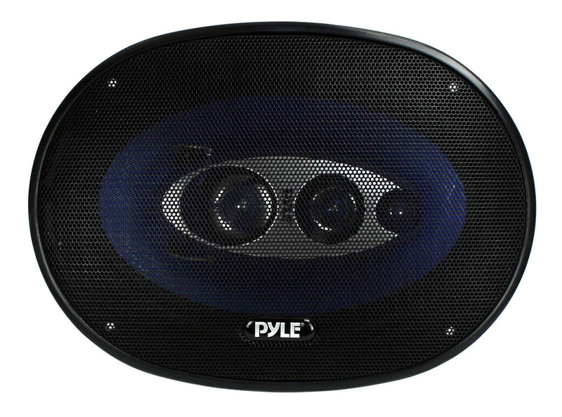 Pyle 6x9" 400 Watts 4-Way Car Coaxial Speakers Audio Stereo Blue (For Parts)