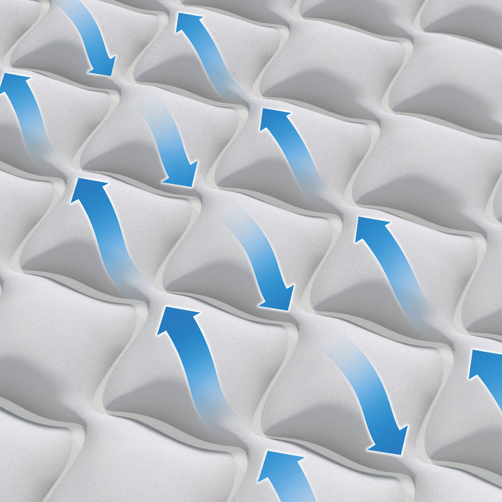 Intex Supreme Air Flow Fiber Tech Air Mattress with Built in Pump, Twin (Used)