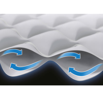 Intex Supreme Air Flow Airbed, Raised Air Mattress with Internal Air Pump, Twin