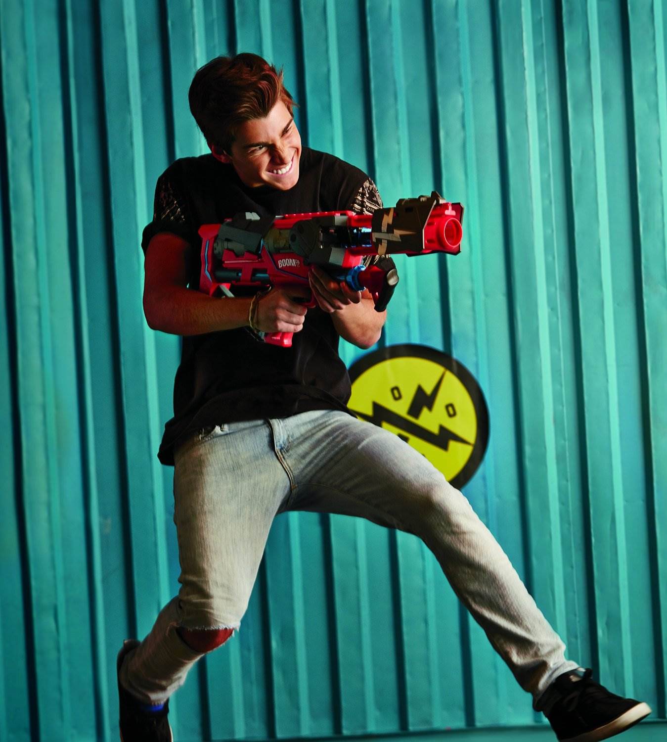 BOOMco. Rapid Madness Blaster Kids Shooting Play Dart Shooter - Open Box