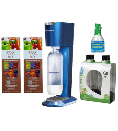 SodaStream Home Sparkling Water Maker Starter Kit w/ 12 Soda Samples (Open Box)