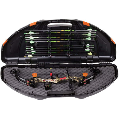 Flambeau 6460SC Old Flam Single Compound Bow Archery Carry Case, Black (Used)