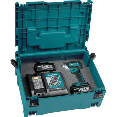Makita Tools 197211-7 Medium Interlocking Tool Storage Case + Custom Foam Insert