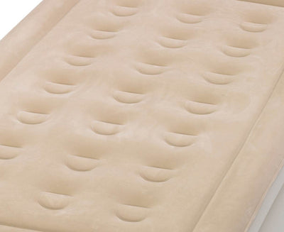 Serta Raised Twin Airbed Mattress with Built-In neverFLAT AC Air Pump | ST840016 (Refurbished)