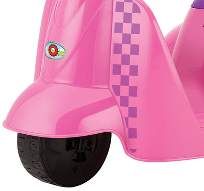 Razor Jr. Mini Mod Electric Scooter Rid-On Moped Pink with Child Sport Helmet