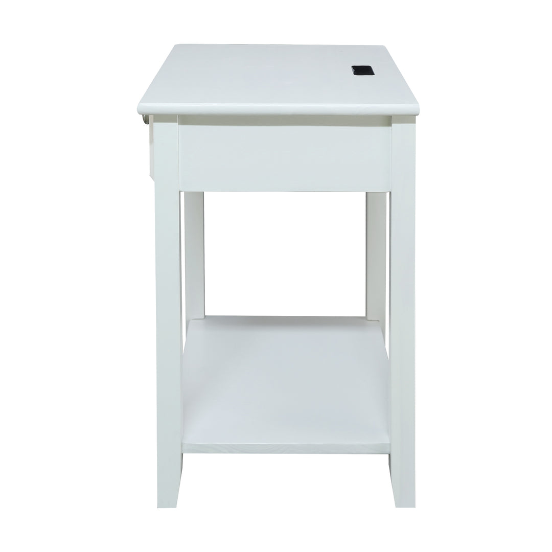 Casual Home Night Owl Bedroom Nightstand with Included USB Port Station (Used)