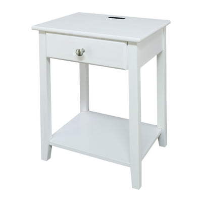 Casual Home Night Owl Nightstand with Included USB Port Station (Open Box) - VMInnovations