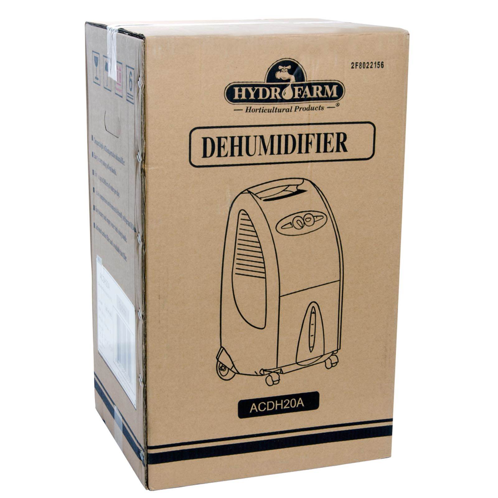 Hydrofarm ACDH20A Active Air 43-Pint Dehumidifier w/ Analog Controls (Used)