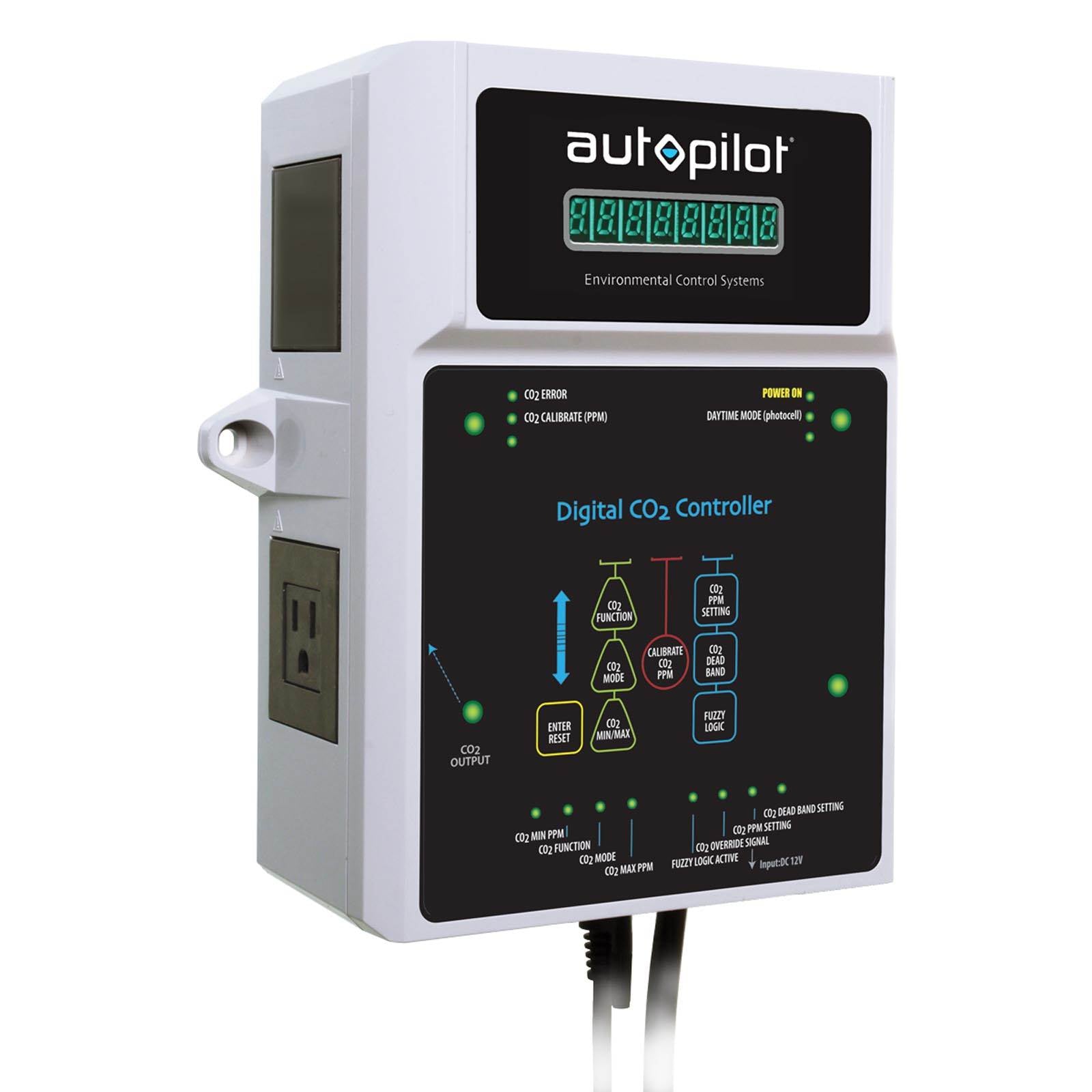 Autopilot Digital CO2 Controller Fuzzy Logic w/ 15' CO2 & Light Probe- Open Box