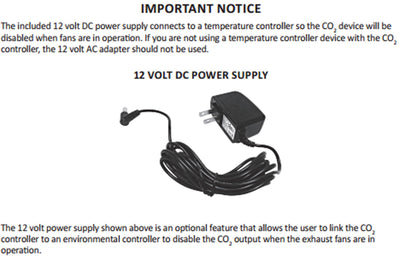 Autopilot Digital CO2 Controller Fuzzy Logic w/ 15' CO2 & Light Probe - For Part