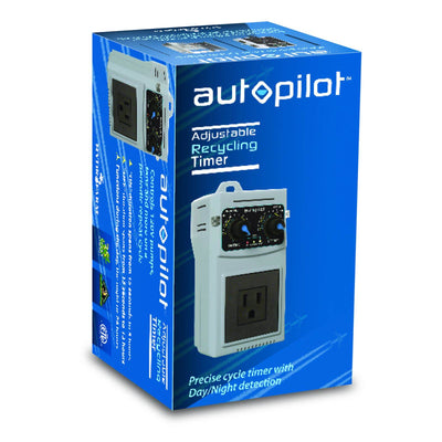 Autopilot APCTART Analog Day/Night & 24 Hr Operation Recycling Timer - Open Box