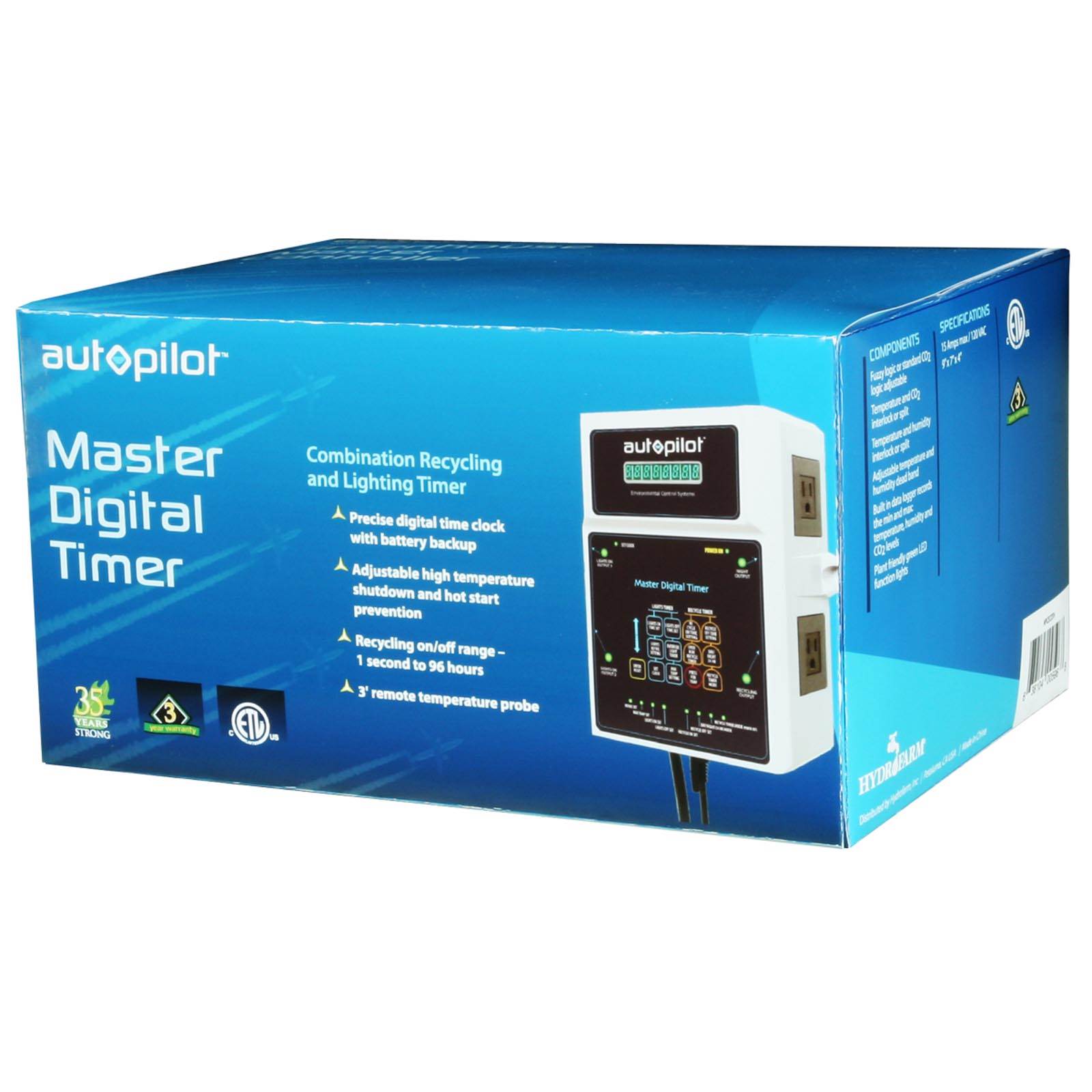 Autopilot MDT Master Digital Combination Recycling & Lighting Timer - Open Box