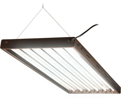 Hydrofarm Agrobrite Designer 4' 6-Tube Grow Light Fixture System - Open Box