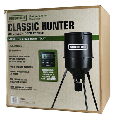 MOULTRIE 30 Gallon Classic 360° Programmable Tripod Deer Feeder - For Parts