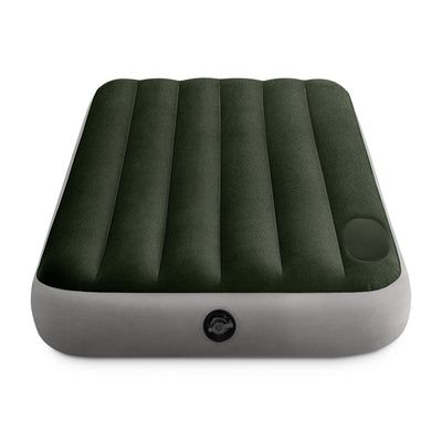 Intex Dura-Beam Standard Downy Air Mattress w/Built-In Foot Pump, Twin, 2 Pack - VMInnovations