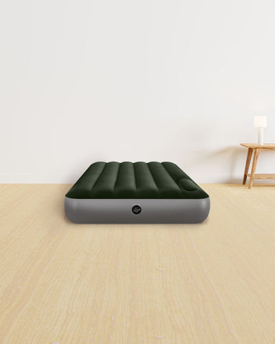 Intex Dura-Beam Standard Series Downy Airbed with Built-In Foot Pump, Twin Size (Refurbished)