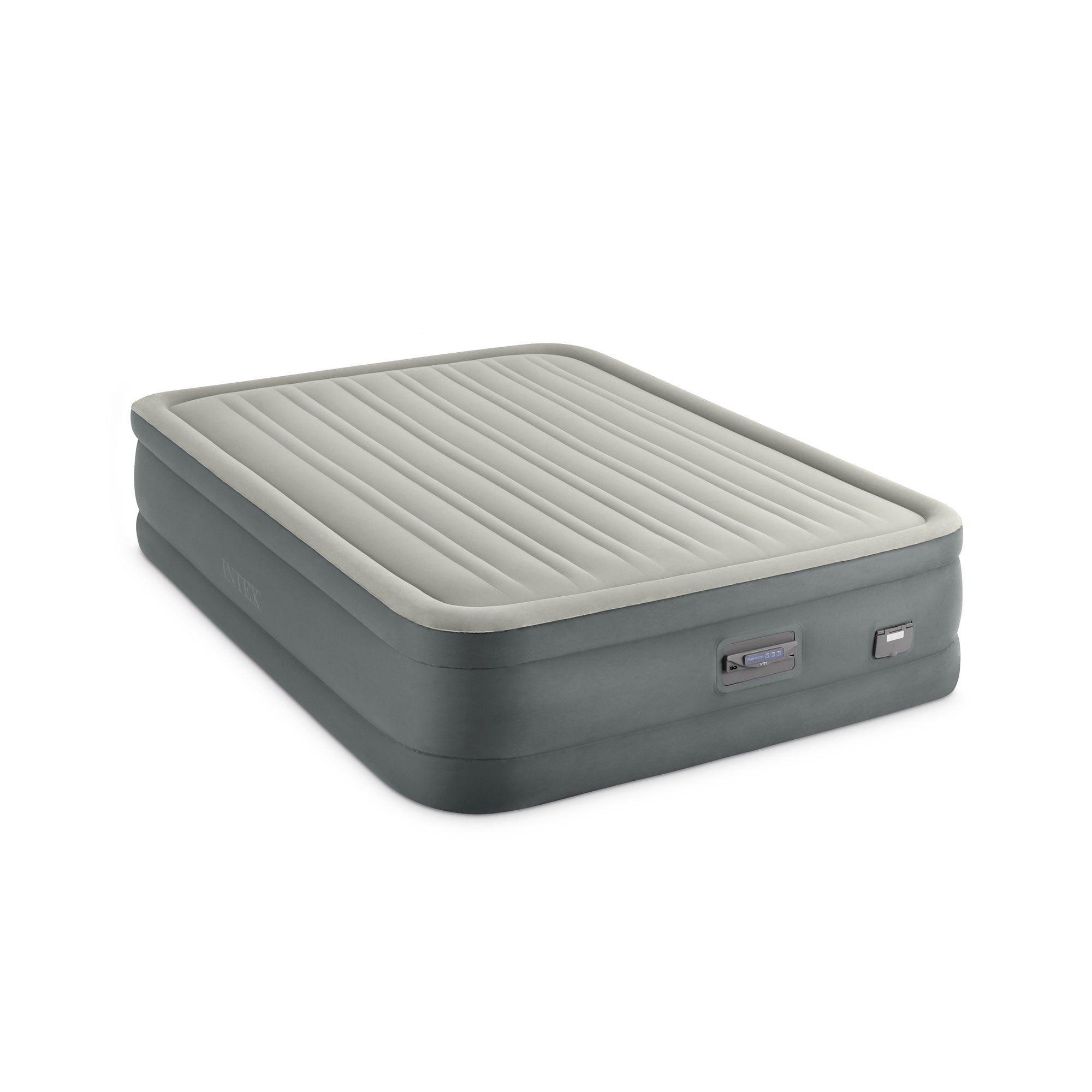 Intex Dream Support Fiber Tech Air Mattress with Built-In Pump, Queen (Open Box) - VMInnovations