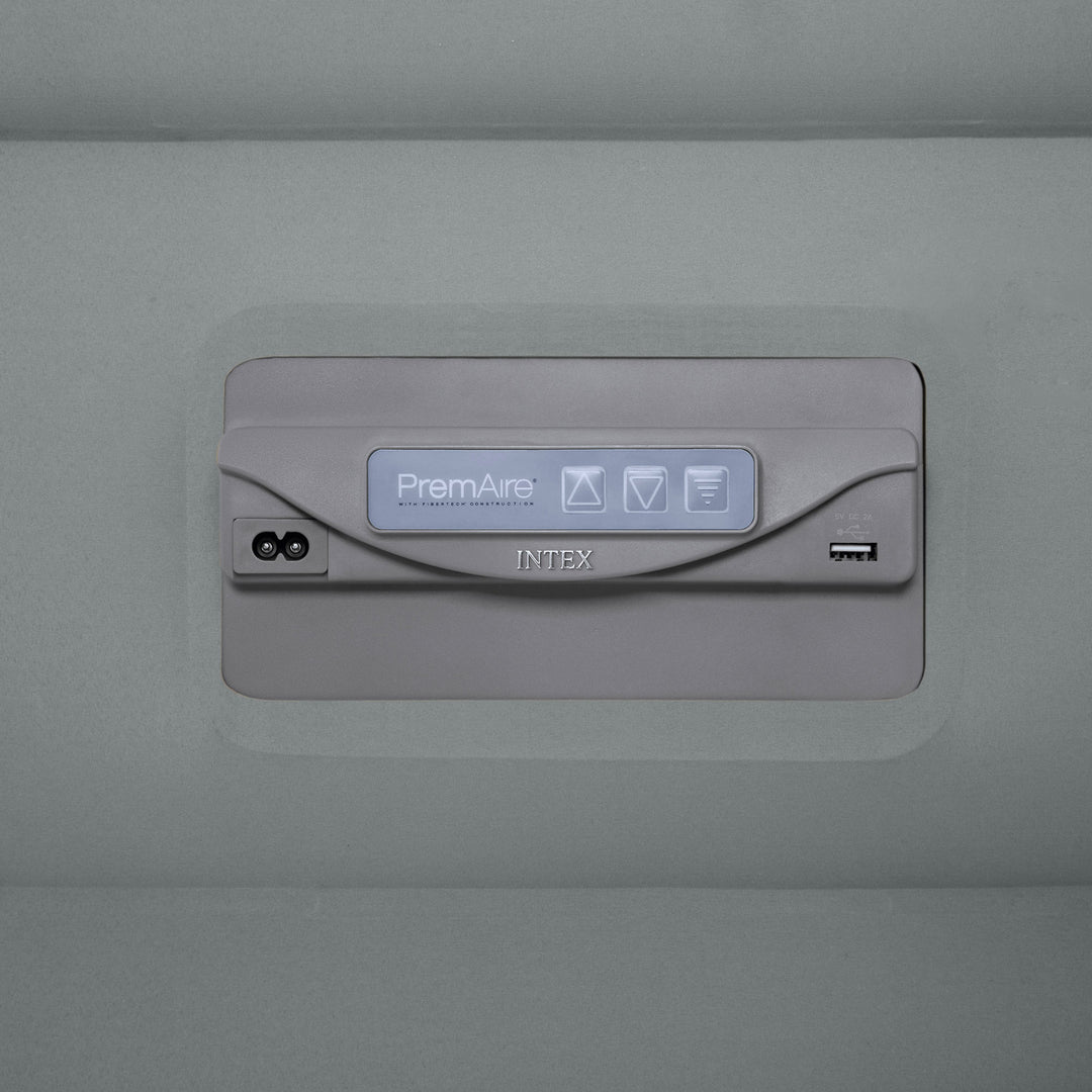 Intex Dream Support Fiber Tech Air Mattress with Built-In Pump, Queen (Open Box) - VMInnovations