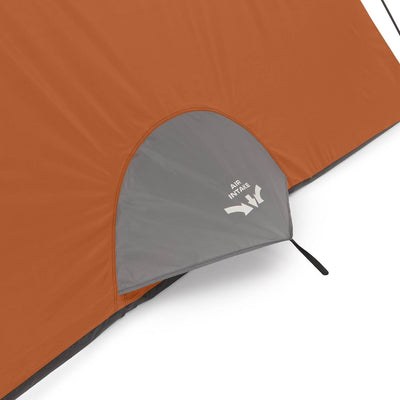 CORE Equipment 4 Person 9' x 7' Dome Camping Tent - Orange/Grey (Open Box)