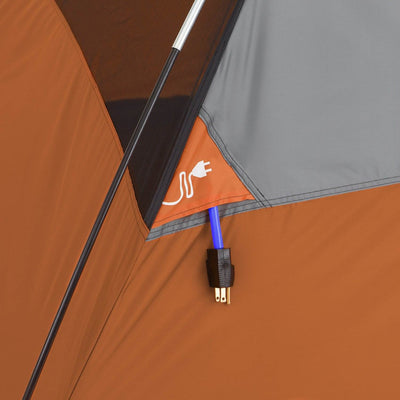 CORE Equipment 4 Person 9' x 7' Dome Camping Tent - Orange/Grey (Open Box)