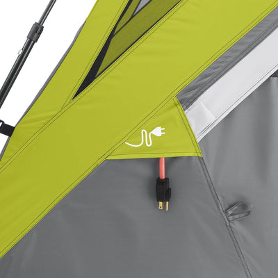 CORE Equipment 4 Person Instant Pop Up  9' x 7' Camping Tent | Green (Open Box)