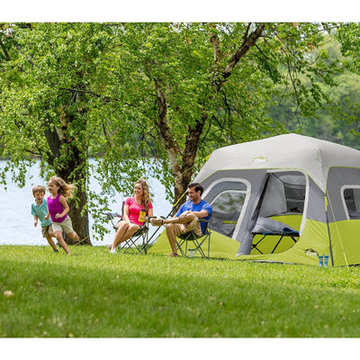 Core Equipment 11 x 9-Foot 6-Person Instant Cabin Camping Tent COR-40007 (Used)