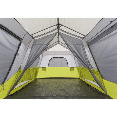 CORE Equipment 9 Person Instant Pop Up 14' x 9' Cabin Tent - Green/Grey (Used)