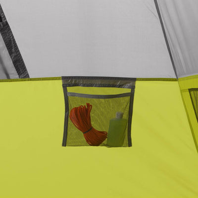 CORE Equipment 9 Person Instant Pop Up 14' x 9' Cabin Tent | Green (Open Box)