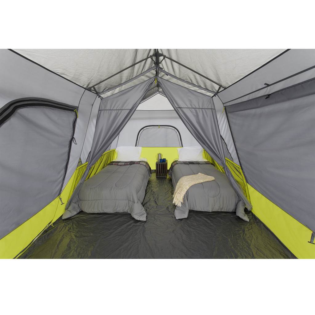 CORE Equipment 9 Person Instant Pop Up 14' x 9' Cabin Tent - Green/Grey (Used)