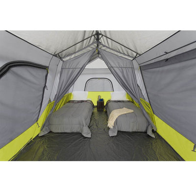 CORE Equipment 9 Person Instant Pop Up 14' x 9' Cabin Tent - Green/Grey (Used)