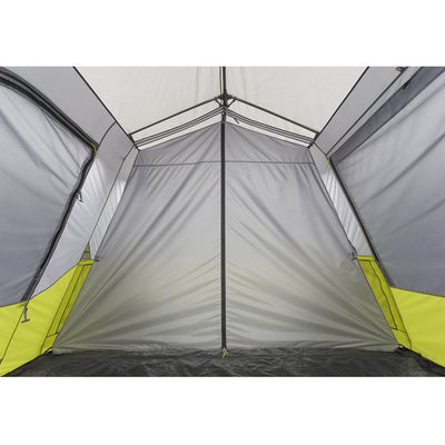 CORE Equipment 9 Person Instant Pop Up 14' x 9' Cabin Tent | Green (Open Box)